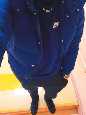 「NIKE(ナイキ)のアイテム(スウェット)」を使った、Takuro...さん(メンズ・172cm・20代)の春コーディネート