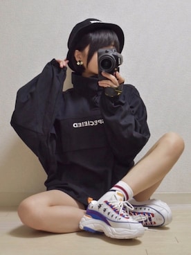 「VANS(バンズ)のアイテム(帽子)」を使った、てんさん(レディース・155cm)の秋コーディネート