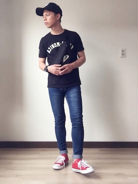 「NIKE(ナイキ)のアイテム(ボディバッグ/ウエストポーチ)」を使った、41さん(メンズ・160cm・30代)の夏コーディネート