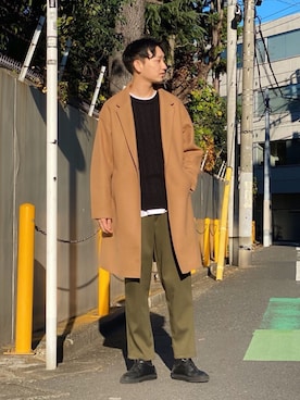 黒坂学さん(メンズ・171cm)の冬コーディネート