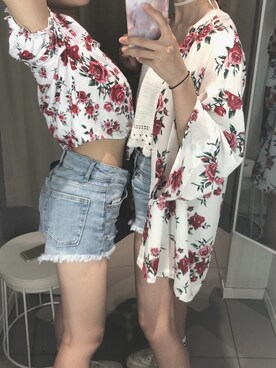 盛咸咸さんの（H&M | エイチ・アンド・エム）を使ったコーディネート