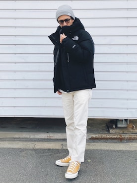「NIKE(ナイキ)のアイテム(ニットキャップ/ビーニー)」を使った、Naoto さん(メンズ・170cm・20代)の冬コーディネート