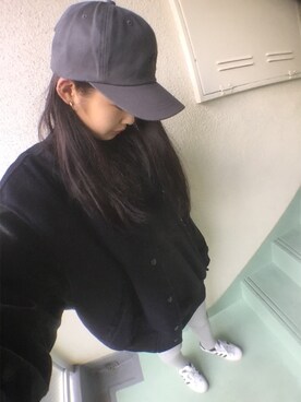 「NIKE(ナイキ)のアイテム(フォーマルスーツ/小物)」を使った、ちゃんまんさん(レディース・158cm)の冬コーディネート
