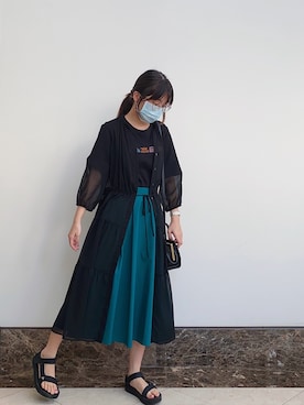 露露♡︎るるさん(レディース・152cm)の夏コーディネート