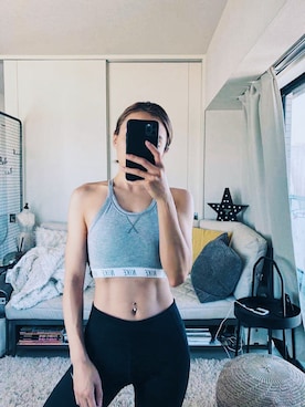 「NIKE(ナイキ)のアイテム(アンダーウェア)」を使った、__loveyui__さん(レディース・152cm・30代)の秋コーディネート