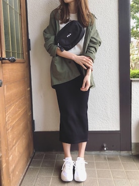 「NIKE(ナイキ)のアイテム(スニーカー)」を使った、Sato*さん(レディース・164cm・30代)の春コーディネート