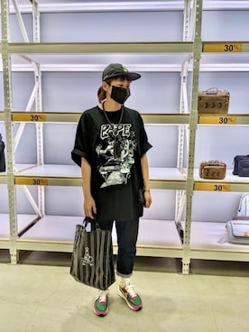 BOWさんの（A BATHING APE | アベイシングエイプ）を使ったコーディネート