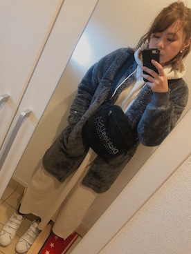 「NIKE(ナイキ)のアイテム(スマホケース/カバー)」を使った、akane tmtさん(レディース・170cm)の冬コーディネート