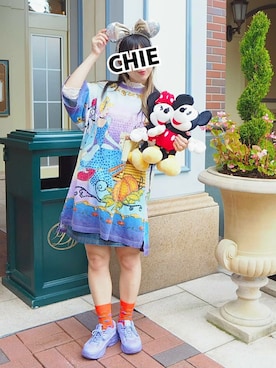 chie☻さんの（Disney | ディズニー）を使ったコーディネート