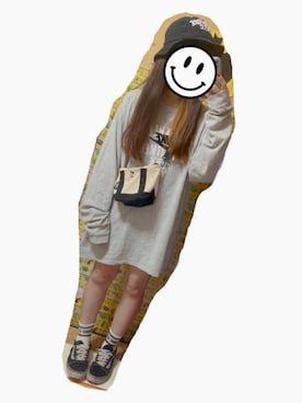 「NIKE(ナイキ)のアイテム(トップス)」を使った、vansさん(レディース・153cm)の春コーディネート