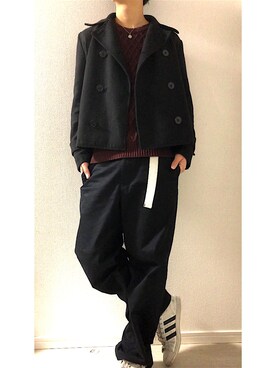 yukiさんの「《メルマガ掲載》adidas アディダス SUPERSTAR スーパースター C77124  WHT/CBK/WHT」を使ったコーディネート