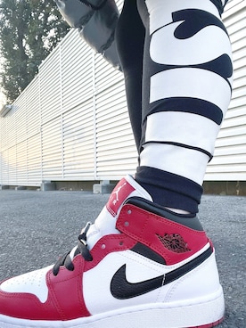 「NIKE(ナイキ)のアイテム(レギンス/スパッツ)」を使った、いなざうるす(39)さん(レディース・150cm・30代)の冬コーディネート