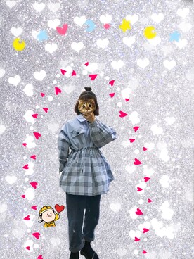 可爱女人Qさんの（H&M | エイチ・アンド・エム）を使ったコーディネート