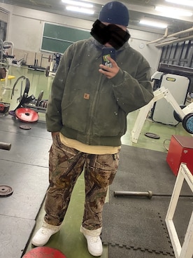 「NIKE(ナイキ)のアイテム(レッグウェア)」を使った、shimistagramさん(メンズ・178cm・20代)の冬コーディネート
