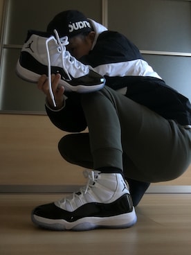 「NIKE(ナイキ)のアイテム(その他アウター)」を使った、万太郎さん(メンズ・167cm)の冬コーディネート