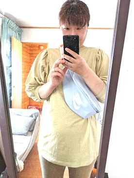 「NIKE(ナイキ)のアイテム(ボディバッグ/ウエストポーチ)」を使った、sachii0525さん(レディース・173cm・40代)の春コーディネート
