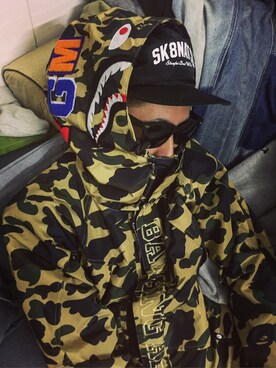 Y.Cさんの（A BATHING APE | アベイシングエイプ）を使ったコーディネート