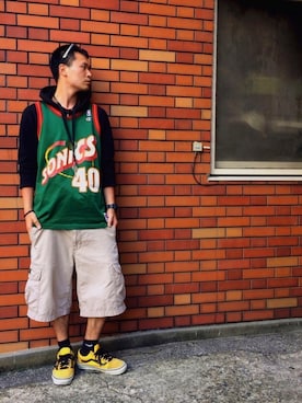 「NIKE(ナイキ)のアイテム(レッグウェア)」を使った、ZENさん(メンズ・177cm・20代)の夏コーディネート
