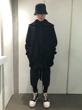 ハヤカワカイさんの「WHITELAND/ホワイトランド/ハット（L.H.P | エルエイチピー）」を使ったコーディネート