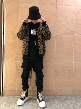 ハヤカワカイさんの「WHITELAND/ホワイトランド/HAT（WHITELAND | ホワイトランド）」を使ったコーディネート