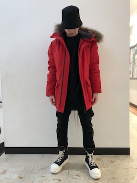 ハヤカワカイさんの「ARCTIC EXPLORER/アークティックエクスプローラー CHILL/チル ダウンジャケット（ARCTIC EXPLORER | アークティックエクスプローラー）」を使ったコーディネート