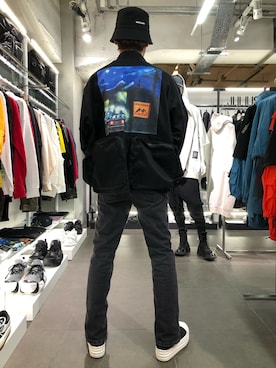 ハヤカワカイさんの「WHITELAND/ホワイトランド/HAT（WHITELAND | ホワイトランド）」を使ったコーディネート
