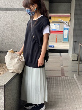 「NIKE(ナイキ)のアイテム(スニーカー)」を使った、よねこさん(レディース・150cm)の夏コーディネート
