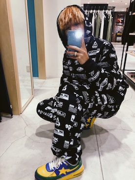 武田陽彩さんの（BAPESTA | ベイプスタ）を使ったコーディネート