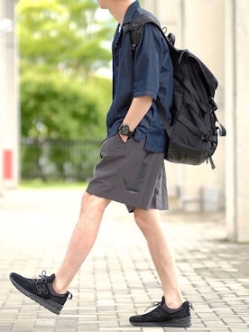 「NIKE(ナイキ)のアイテム(水着/着物・浴衣)」を使った、しゅんたろーさん(メンズ・178cm)の夏コーディネート
