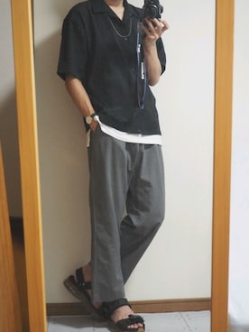 uniさん(メンズ・182cm)の夏コーディネート