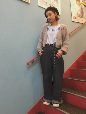 かほてぃさん(レディース・162cm)の冬コーディネート