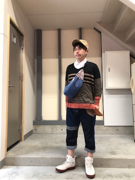 hide104さん(メンズ・162cm)の春コーディネート