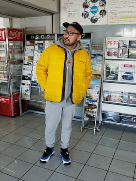 「NIKE(ナイキ)のアイテム(キャップ)」を使った、rinosmanさん(メンズ・179cm・40代)の冬コーディネート
