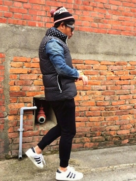 「NIKE(ナイキ)のアイテム(ダウンベスト)」を使った、TAKAOさん(メンズ・167cm・40代)の秋コーディネート