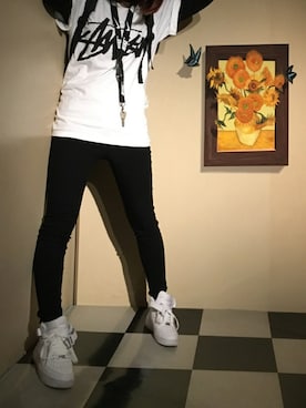 「NIKE(ナイキ)のアイテム(キーケース/キーアクセサリー)」を使った、아스카さん(レディース・158cm)の春コーディネート