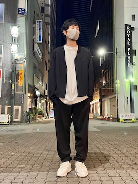 「Y-3(ワイスリー)のアイテム(スニーカー)」を使った、KAWAKITA SHOICHIさん(メンズ・175cm)の春コーディネート