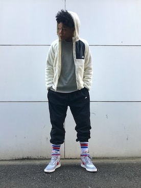 「NIKE(ナイキ)のアイテム(パンツ)」を使った、Marcus Hoshinoさん(メンズ・180cm)の秋コーディネート