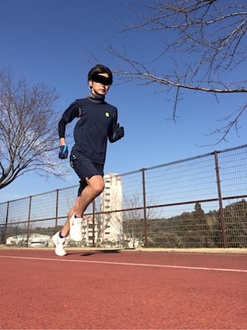 「NIKE(ナイキ)のアイテム(手袋)」を使った、max190さん(メンズ・170cm)の冬コーディネート