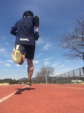 「NIKE(ナイキ)のアイテム(手袋)」を使った、max190さん(メンズ・170cm)の春コーディネート