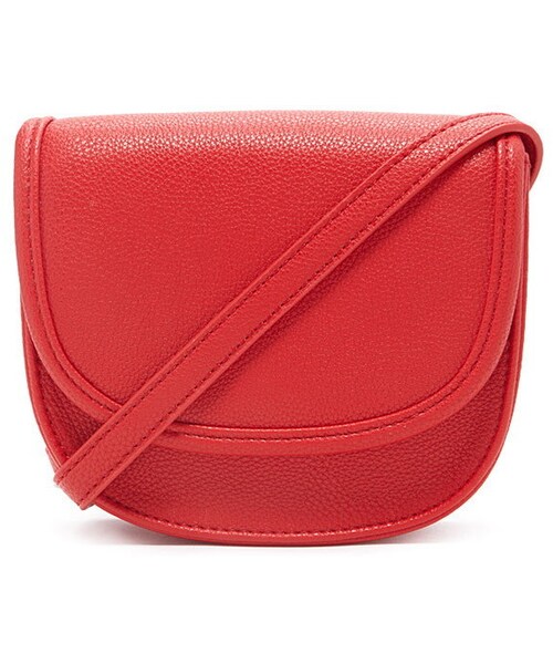 FOREVER 21(フォーエバー トゥエンティーワン)の「FOREVER 21 faux leather mini crossbody(ショルダーバッグ・レディース・Black/Blue/Red・ONE SIZE)」の3枚目の写真