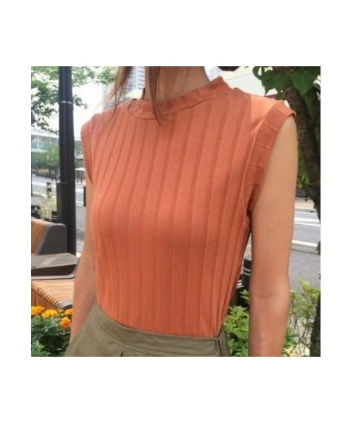 copine(コピン)の「☆再入荷☆大人気ワイドリブノースリーブ(4color)(ニット/セーター・レディース・その他)」の3枚目の写真