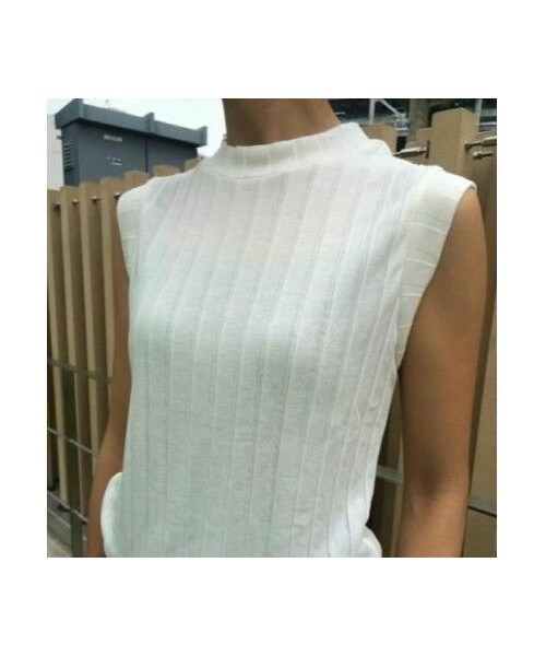 copine(コピン)の「☆再入荷☆大人気ワイドリブノースリーブ(4color)(ニット/セーター・レディース・その他)」の4枚目の写真