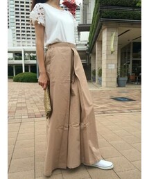 copine | 大人気シリーズ☆綿ツイルタックワイドパンツ【クリックポスト送料無料】(その他パンツ)