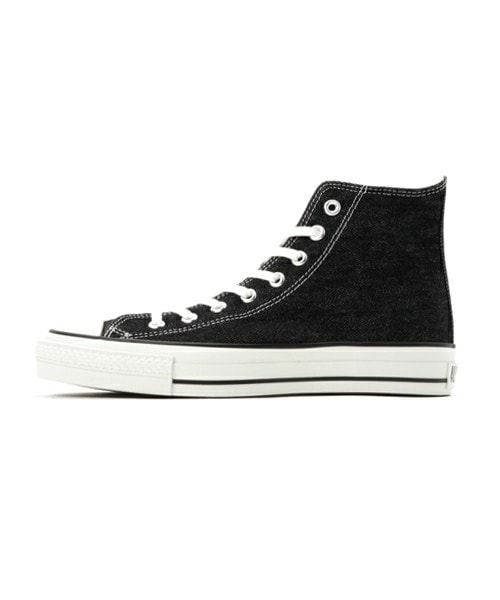 CONVERSE(コンバース)の「日本製 メンズ コンバース オールスター 岡山産 デニム ハイカット CONVERSE ALL STAR J DENIM HI 32069371(スニーカー・メンズ・ブラック・26.5cm/27cm/27.5cm)」の2枚目の写真