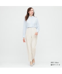 UNIQLO | ドレープリラックステーパードアンクルパンツ(その他パンツ)