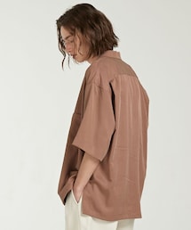 LIDNM | CUPRO RELAX OPEN COLLAR(シャツ/ブラウス)