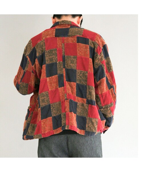 ANACHRONORM/アナクロノーム  AN074 / PATCH WORK COVERALL SHIRTの4枚目の写真