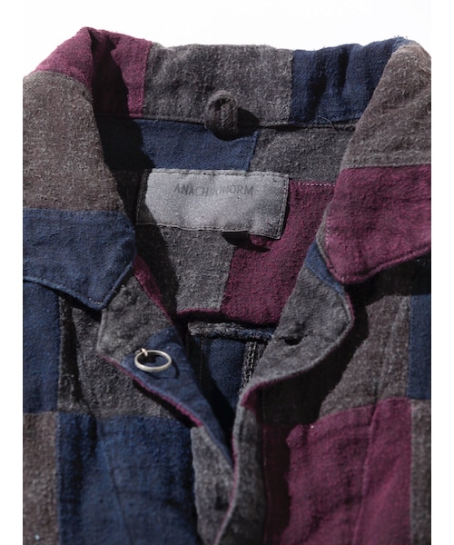 ANACHRONORM/アナクロノーム  AN074 / PATCH WORK COVERALL SHIRTの8枚目の写真