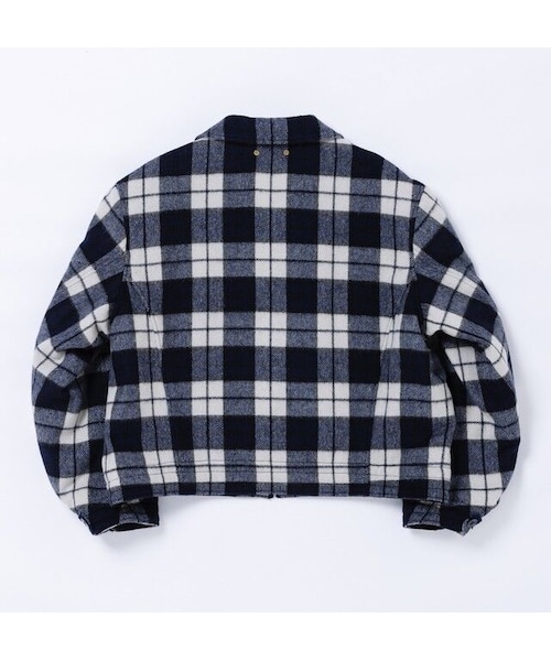anachronorm アナクロノーム  WOOLCHECK FLIGHT JACKETの2枚目の写真