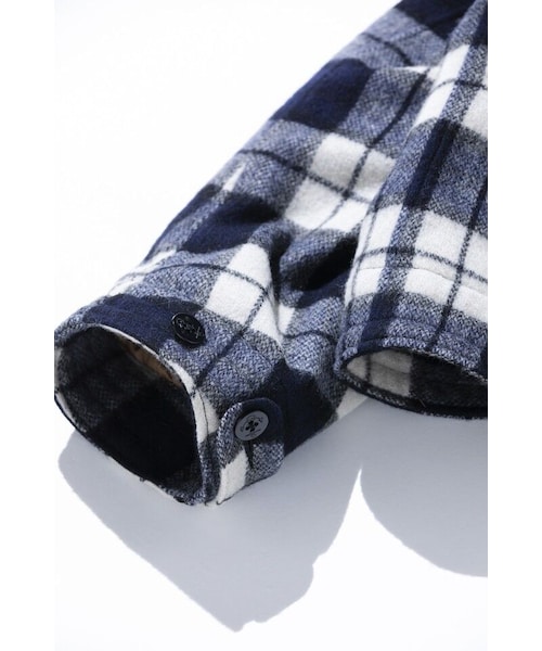 anachronorm アナクロノーム  WOOLCHECK FLIGHT JACKETの4枚目の写真